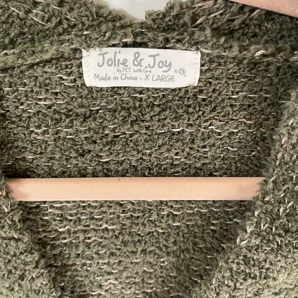 Jolie & Joy top green XL NWT